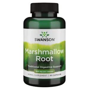 Rădăcină de Nalbă mare (Marshmallow root), 500 mg, 90 capsule