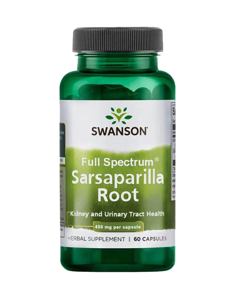 radacina de sarsaparilla swanson capsule pastile 450 mg