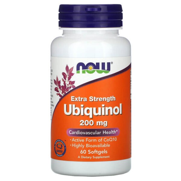 UBIQUINOL kaneka now foods 200 mg 60 capsule