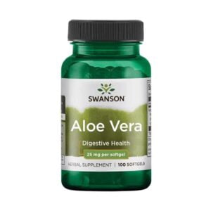 Aloe Vera Extract, 25 mg, 100 capsule