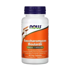 Saccharomyces Boulardii (Drojdie Probiotică), 60 capsule, Now Foods