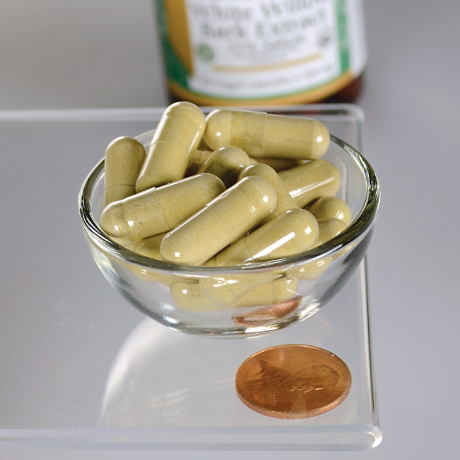 scoarta de salcie alba 400 mg 90 capsule swanson herbacom prezentare