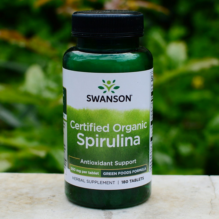 spirulina ecologica bio organica tablete 500 mg swanson