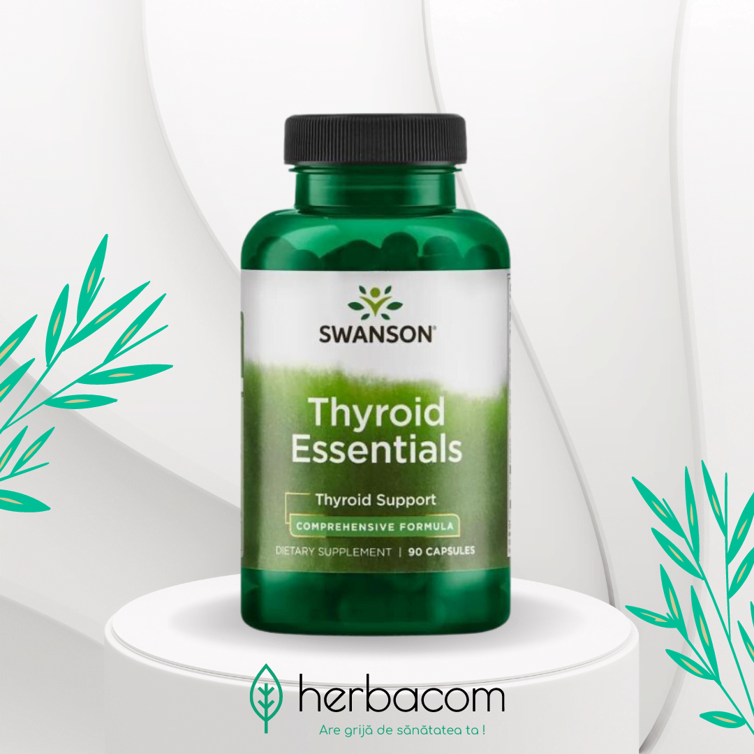 thyroid essentials swanson formula tiroida complex supliment alimentar hipotiroidie hipotiroidita