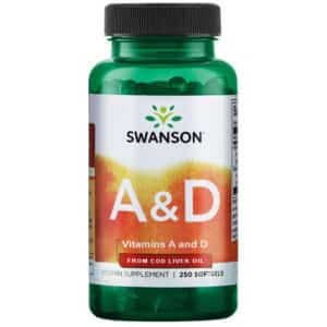 Vitamina A & D, 250 gelule, Swanson