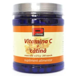 Vitamina C cu Catina, 1200 mg, 200 capsule – Primo Nutrition